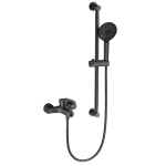 Смеситель для ванны с душевым гарнитуром Wonzon&Woghand WW-C2501-BGG темный графит 