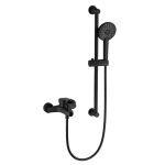 Смеситель для ванны с душевым гарнитуром Wonzon&Woghand WW-C2501-MB черный матовый 