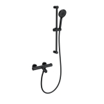 Смеситель для ванны с душевым гарнитуром Wonzon&Woghand WW-C2002-A-MB черный матовый 