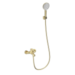 Смеситель для ванны с душем Wonzon&Woghand Alfa WW-AE3204-BG брашированное золото  