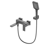 Смеситель для ванны с душем Wonzon&Woghand Cube 2.0 WW-88037068-BGM темный графит 