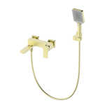 Смеситель для ванны с душем Wonzon&Woghand Cube WW-88639016- BG брашированное золото 