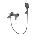 Смеситель для ванны с душем Wonzon&Woghand Cube WW-88639016-BGM темный графит 