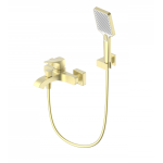 Смеситель для ванны с душем Wonzon&Woghand Flex WW-88037072-BG брашированное золото 