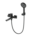 Смеситель для ванны с душем Wonzon&Woghand Frame WW-88639010-MB черный матовый