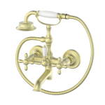 Смеситель для ванны с душем Wonzon&Woghand Retro WW-88639020-BG брашированное золото