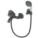 Смеситель для ванны с душем Wonzon&Woghand Steam WW-88639008-BGM темный графит 