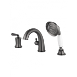 Смеситель на борт ванны Wonzon&Woghand Steam WW-88659008-BGM темный графит 