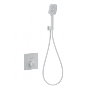 Смеситель для душа термостат Wonzon&Woghand WW-D1017-B-MW белый матовый