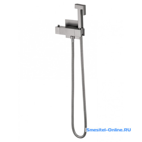 Фото Смеситель с гигиеническим душем  Wonzon&Woghand WW-88819903-BGM темный графит