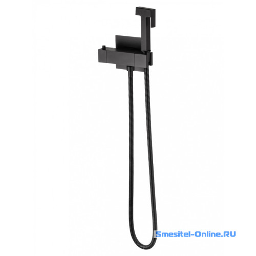 Фото Смеситель с гигиеническим душем  Wonzon&Woghand WW-88819903-MB черный матовый