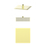 Верхний душ 25х25 Wonzon&Woghand WW-88DP06-BG брашированное золото 