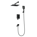 Душевая система Wonzon&Woghand Edge WW-88939003-MB черный матовый 