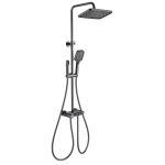 Душевая стойка с гигиеническим душем Wonzon&Woghand Muse Corno WW-B3112-BGG темный графит  