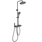 Душевая стойка с гигиеническим душем Wonzon&Woghand Muse Forte WW-B3580-MB черный матовый  