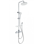 Душевая стойка с гигиеническим душем Wonzon&Woghand Plate WW-C3017-A1-CR хром 