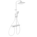 Душевая стойка с гигиеническим душем Wonzon&Woghand Shelf WW-B4161-MW белый матовый 