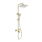 Душевая стойка Wonzon&Woghand Stay 2 WW-B3016-T1-BG брашированное золото 