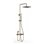 Душевая стойка с гигиеническим душем Wonzon&Woghand WW-B3310-BG брашированное золото 