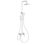 Душевая система с гигиеническим душем Wonzon&Woghand WW-A30874-MW белый матовый 