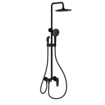 Душевая система с гигиеническим душем Wonzon&Woghand WW-A30874-MB черный матовый 