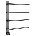 Полотенцесушитель электрический 52х61.7 Wonzon&Woghand N?rnberg WW-AL344-GM темный графит 