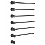 Полотенцесушитель электрический  55х78.5 Wonzon&Woghand Baden WW-AL366-GM темный графит