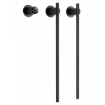 Полотенцесушитель электрический  45.6х58.4 Wonzon&Woghand Dortmund WW-A362-MB черный матовый 