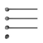 Полотенцесушитель электрический   46.8х57 Wonzon&Woghand Hamburg WW-AL313-GM темный графит 