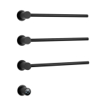 Полотенцесушитель электрический   46.8х57 Wonzon&Woghand Hamburg WW-AL313-MBм черный матовый 