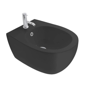 Биде подвесное Globo Genesis GNS09.AR*1 черный матовый