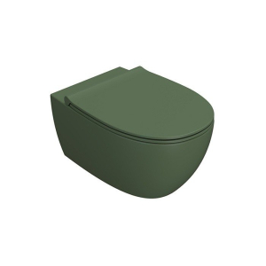 Унитаз Globo 4ALL MDS03.FE зелёный (сиденье отдельно)
