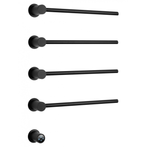 Полотенцесушитель электрический встраиваемый Wonzon&Woghand Hamburg WW-AL314-MB черный матовый 