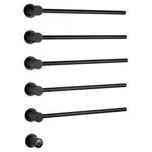 Полотенцесушитель электрический встраиваемый Wonzon&Woghand Hamburg WW-AL315-MB черный матовый 