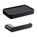 Держатель для туалетной бумаги Wonzon&Woghand Carbon WW-7726 черный 