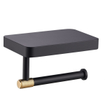 Держатель для туалетной бумаги Wonzon&Woghand Majestic WW-9226 черный/золото 