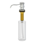 Дозатор жидкого мыла Wonzon&Woghand WW-88SD03-BN брашированный никель 