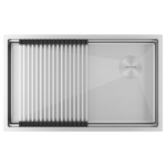 Мойка 74х45 Paulmark Next PM707445-BS брашированная нержавеющая сталь