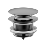 Донный клапан для ванны Wonzon&Woghand WW-SS105-BGM темный графит 