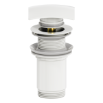 Донный клапан для раковины Wonzon&Woghand WW-88SS08-MW белый матовый  