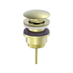 Донный клапан для раковины Wonzon&Woghand WW-88SS07-BG брашированное золото  