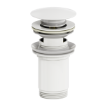 Донный клапан для раковины Wonzon&Woghand WW-88SS09-MW белый матовый 