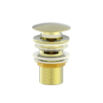 Донный клапан для раковины Wonzon&Woghand WW-88SS01-BG брашированное золото 