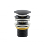 Донный клапан для раковины Wonzon&Woghand WW-88SS01-BGM темный графит 