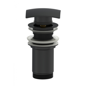 Донный клапан для раковины Wonzon&Woghand WW-88SS08-MB черный матовый 