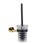 Туалетный ёршик Wonzon&Woghand Majestic WW-9229 черный/золото 