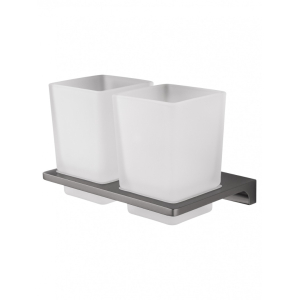 Два стакана Wonzon&Woghand Eclipse WW-9128-GM темный графит Два стакана Wonzon&Woghand Eclipse WW-9128-GM темный графит