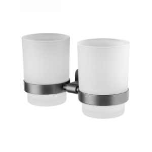 Два стакана Wonzon&Woghand Graffity WW-9328-GM темный графит Два стакана Wonzon&Woghand Graffity WW-9328-GM темный графит