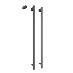 Полотенцесушитель электрический 45.6х100 AQUAme AQM3132GM темный металл  