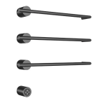 Полотенцесушитель электрический 52х50.6 AQUAme темный металл  